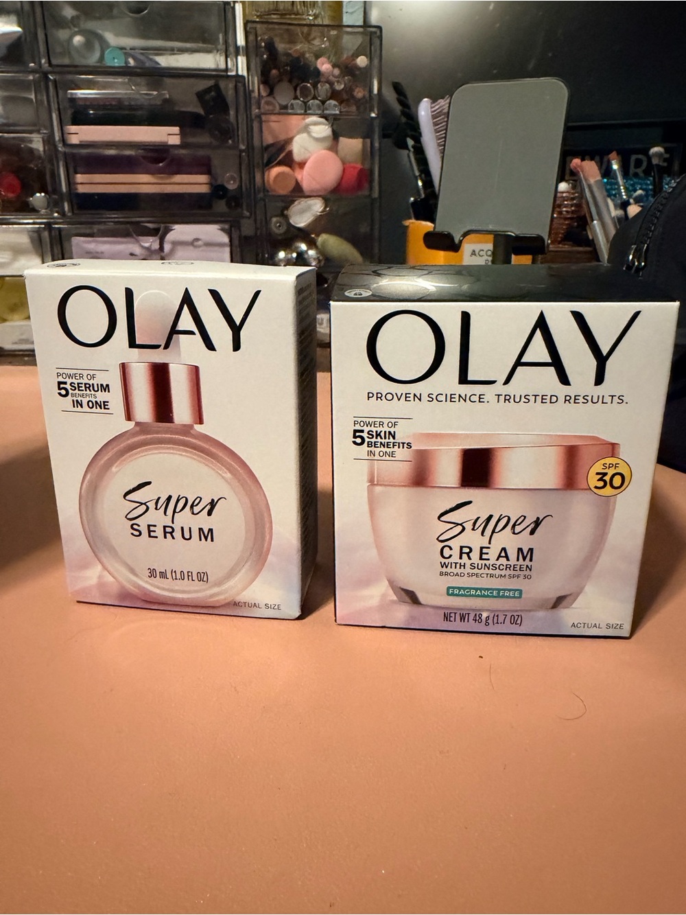 Brand New: Bundle of Olay 5-in-1 Super Serum & Olay 5-in-1 Super Cream with SPF
